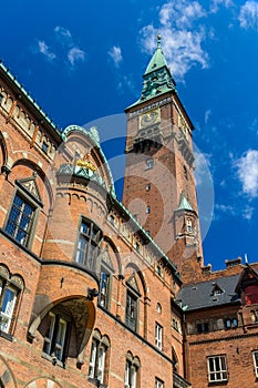 Inner court of Copenhagen City Hall - Denmark