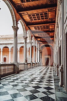 Inner courtyard of the Alcazar of Toledo