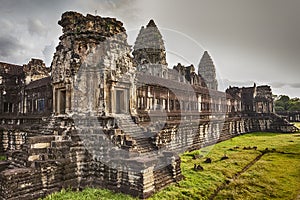 Inner Courtyard At Angkor Wat