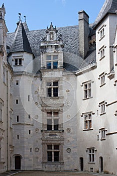 The inner courtyard of the castle of Pau photo