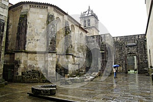 The inner courtyard of The Cathedral of Braga