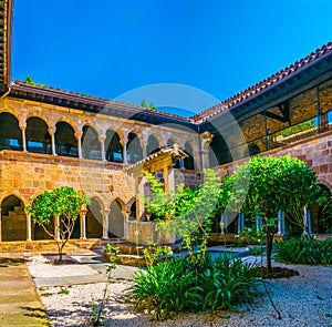 Inner courtyard of Frejus Cathedral, France