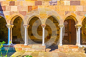 Inner courtyard of Frejus Cathedral, France