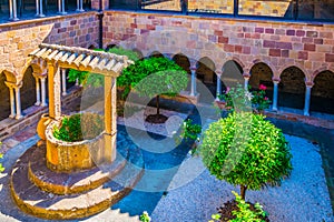 Inner courtyard of Frejus Cathedral, France