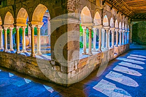 Inner courtyard of Frejus Cathedral, France