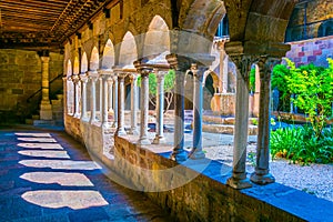 Inner courtyard of Frejus Cathedral, France