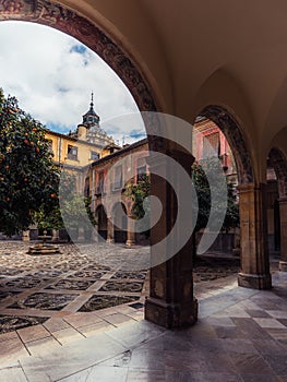 Inner courtyard of Hospital San Juan De Dios 13