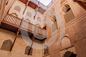 Inner courtyard of the Jabrin Castle, Om
