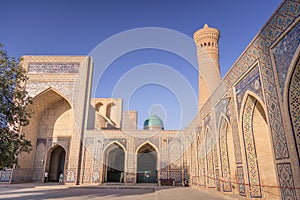 Inner courtyard of Kalyan Mosque, part of the Po-i-Kalyan, Bukhara, Uzbekistan
