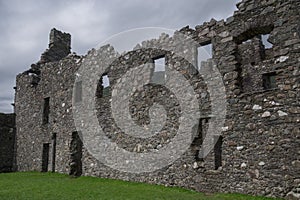 Inner courtyard of Kilchurn Castle, Loch Awe, Argyll and Bute, Scotland photo