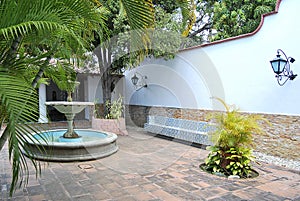 Inner courtyard of La Casona, Caracas photo