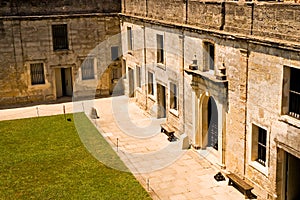 Inner courtyard of old fort