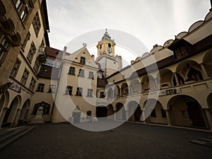 Vnitřní nádvoří Stará radnice Stará Radnica na Hlavním náměstí historické centrum Bratislava Slovensko