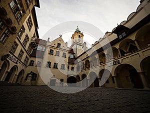 Vnitřní nádvoří Stará radnice Stará Radnica na Hlavním náměstí historické centrum Bratislava Slovensko