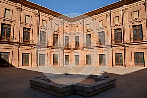 Inner courtyard of Royal Monastery El Puig, Spain