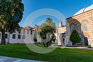 Inner courtyard of Topkapi Palace, the major residences of the Ottoman sultans