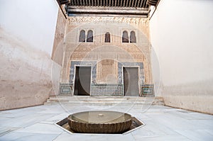 Inner courtyard with well head, Alhambra Palace