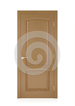 the inner door is new made of natural veneer