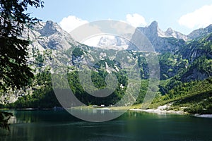 Inner Gosau lake in the Austrian Alps