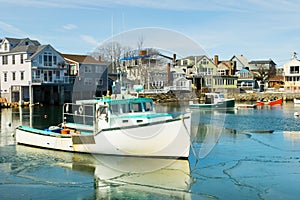 Inner harbor of Rockport. MA