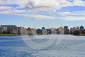 Inner Harbour in Downtown Victoria and the Songhees, Vancouver Island, British Columbia, Canada