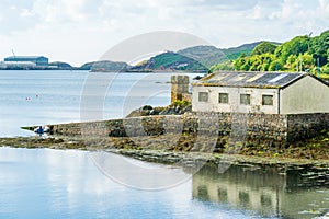 Inner harbour in Stornoway photo