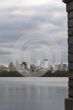 Inner New York skyline viewed from Central Park