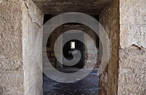 Inner structure of Karan Palace in Gwalior Fort