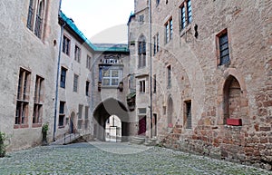 Inner yard of Marburg castle, Marburg
