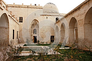 The inner yard of the old madrasah