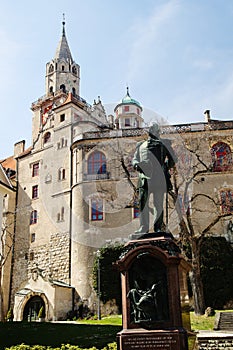 Inner yard in Sigmaringen castle, Germany