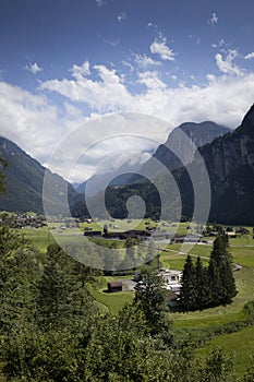 Innertkirchen Village and Valley, Switzerland