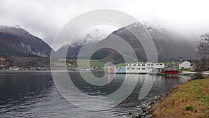 Innfjorden part of Romsdalsfjord near Andalsnes in Norway