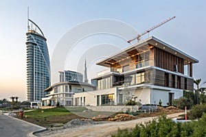 Innovated building architecture and engineering future construction design