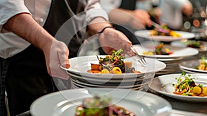 Innovating plant based menus with culinary experts for diverse vegetarian and vegan dishes photo