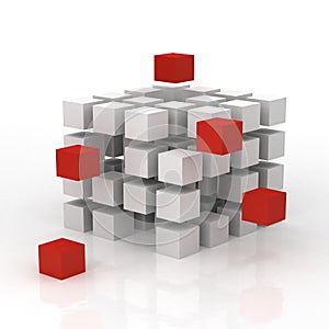 Innovation 3d cubes