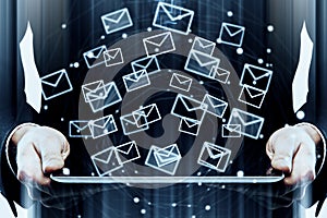 Innovation and email marketing concept