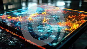 innovation floating touchscreen