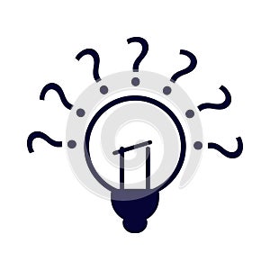 Innovation, idea, bulb, idea, gear, light bulb, innovation icon