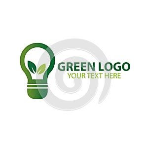 Innovation idea leaf growth logo photo