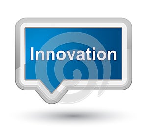 Innovation prime blue banner button