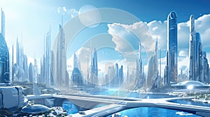 innovation science futuristic background