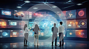 innovation tech futuristic background