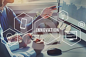 Innovation technology for business, innovative idea