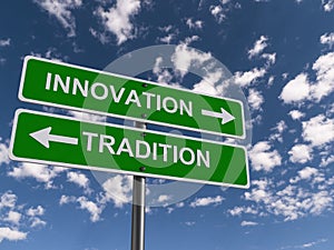 Innovation and tradition heading