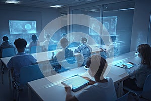 Innovative Classroom Environment With Holographic Technology Engaging Students in Interactive Learning