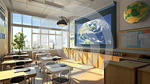 Innovative Classroom Using Virtual Reality to Enhance Student Learning photo