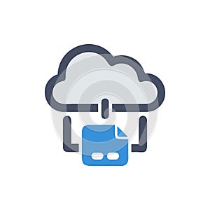 Innovative Cloud Storage Solutions Icon