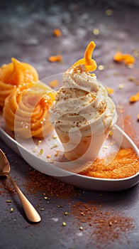 Innovative delight Jalebi Ice Cream, combining Indian sweetness with coolness