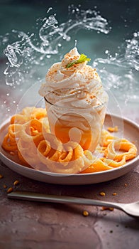 Innovative delight Jalebi Ice Cream, combining Indian sweetness with coolness